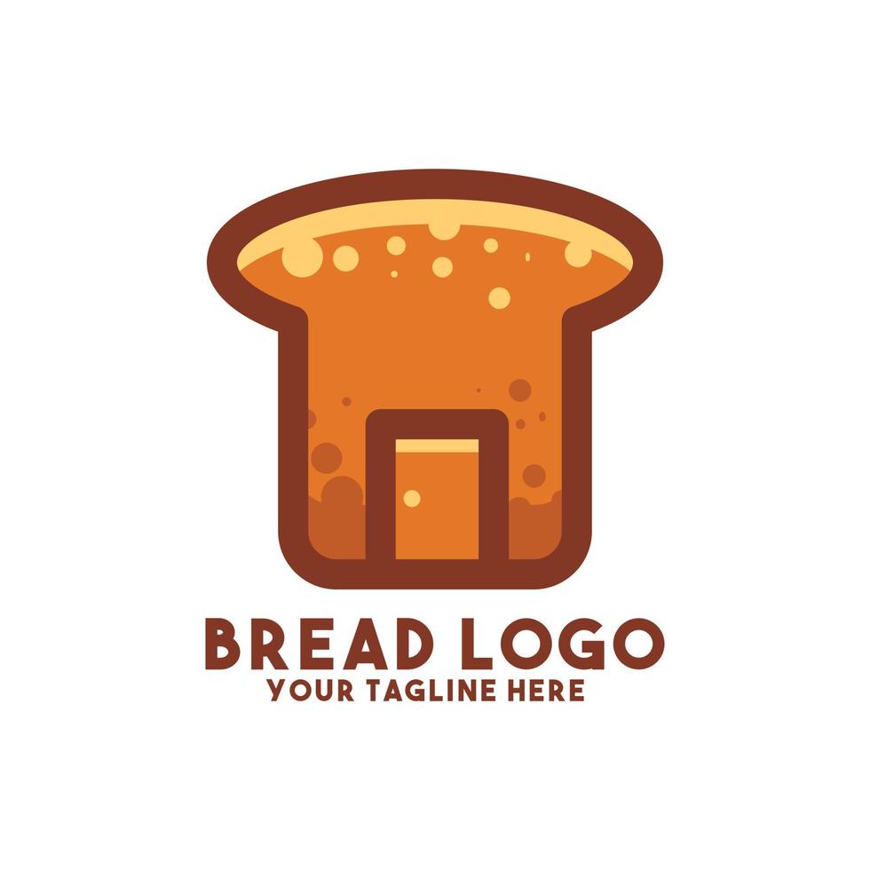 logo del pane moderno concept design vettore