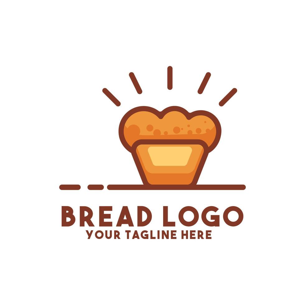 logo del pane moderno concept design vettore