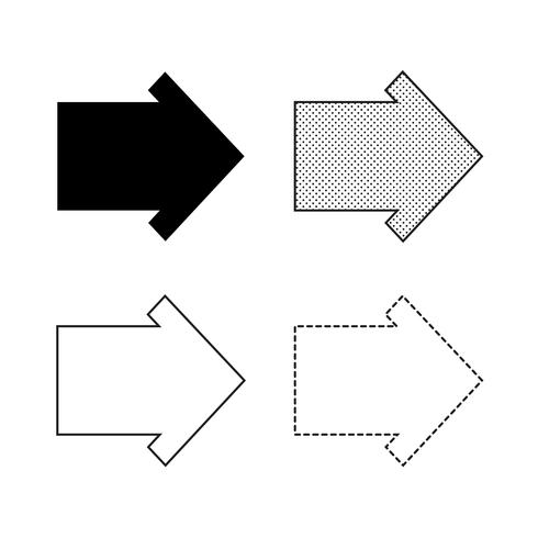 Vettore dell&#39;icona della freccia