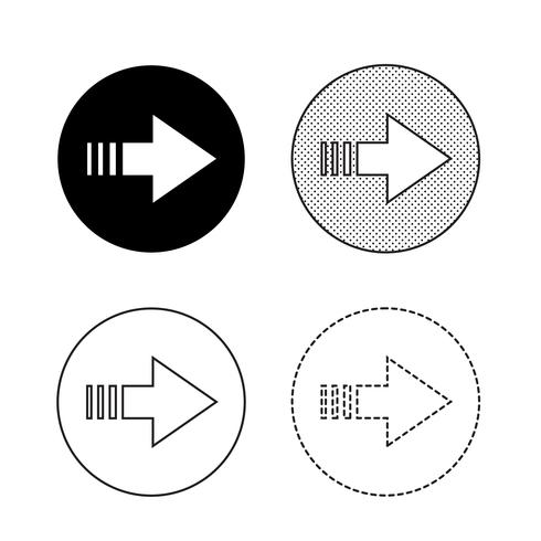 Vettore dell&#39;icona della freccia