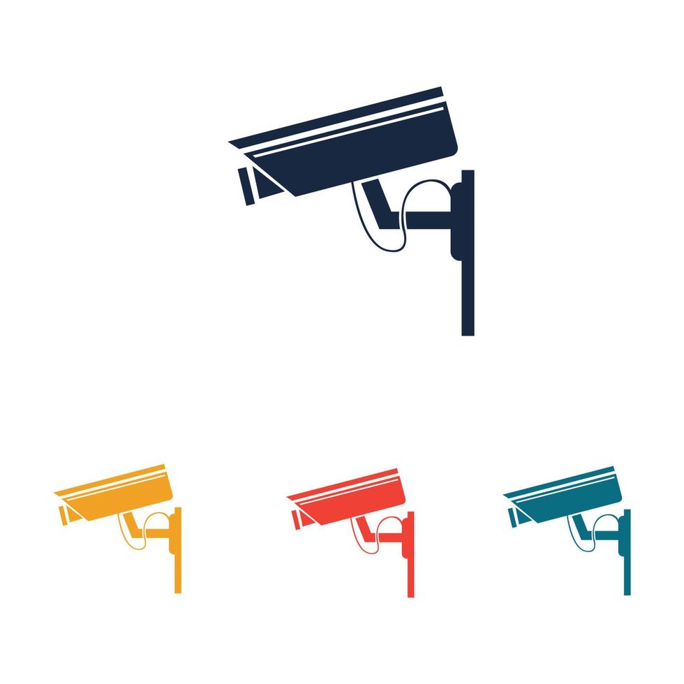 illustrazione del logo cctv vettore