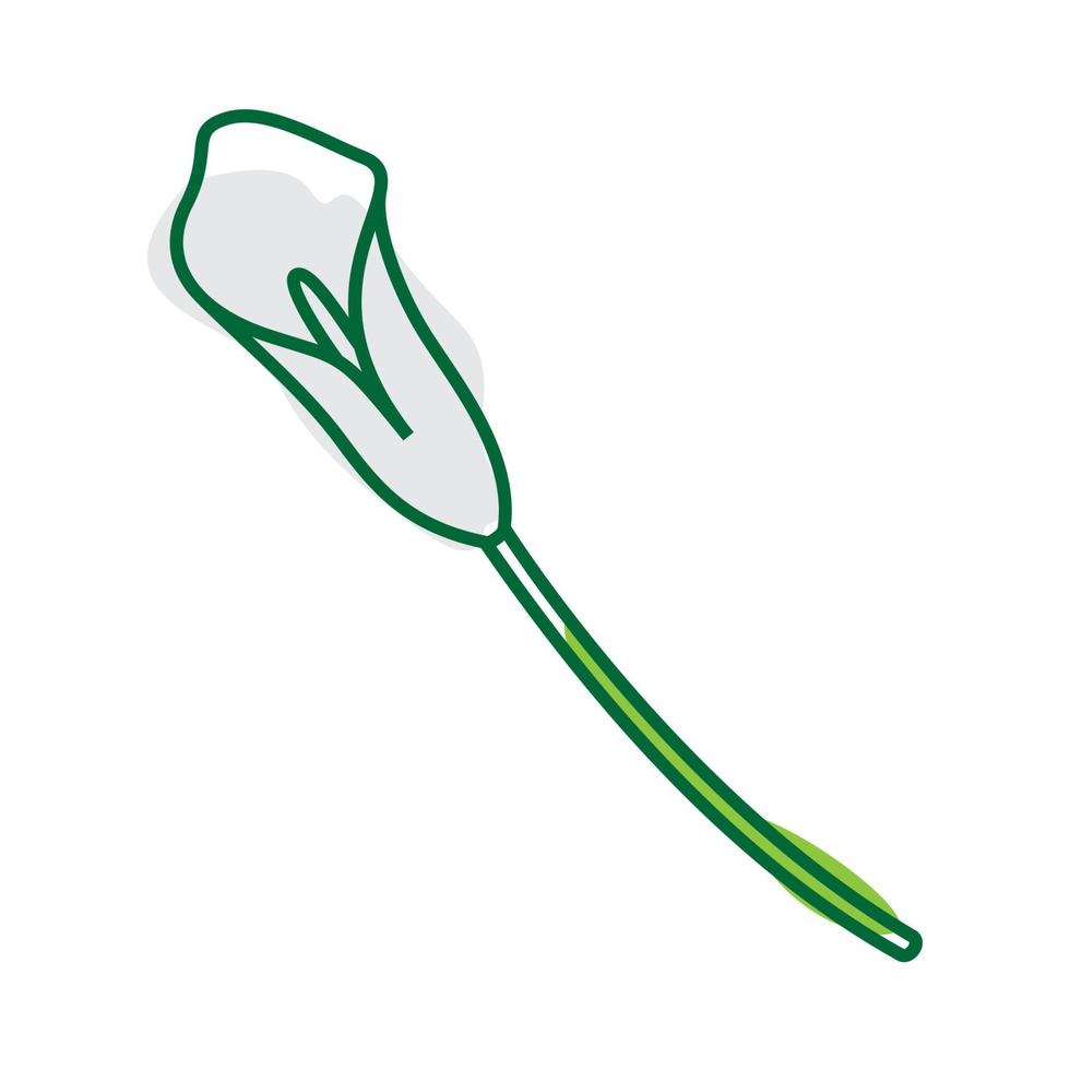 giglio fiore astratto logo colorato simbolo icona vettore illustrazione graphic design