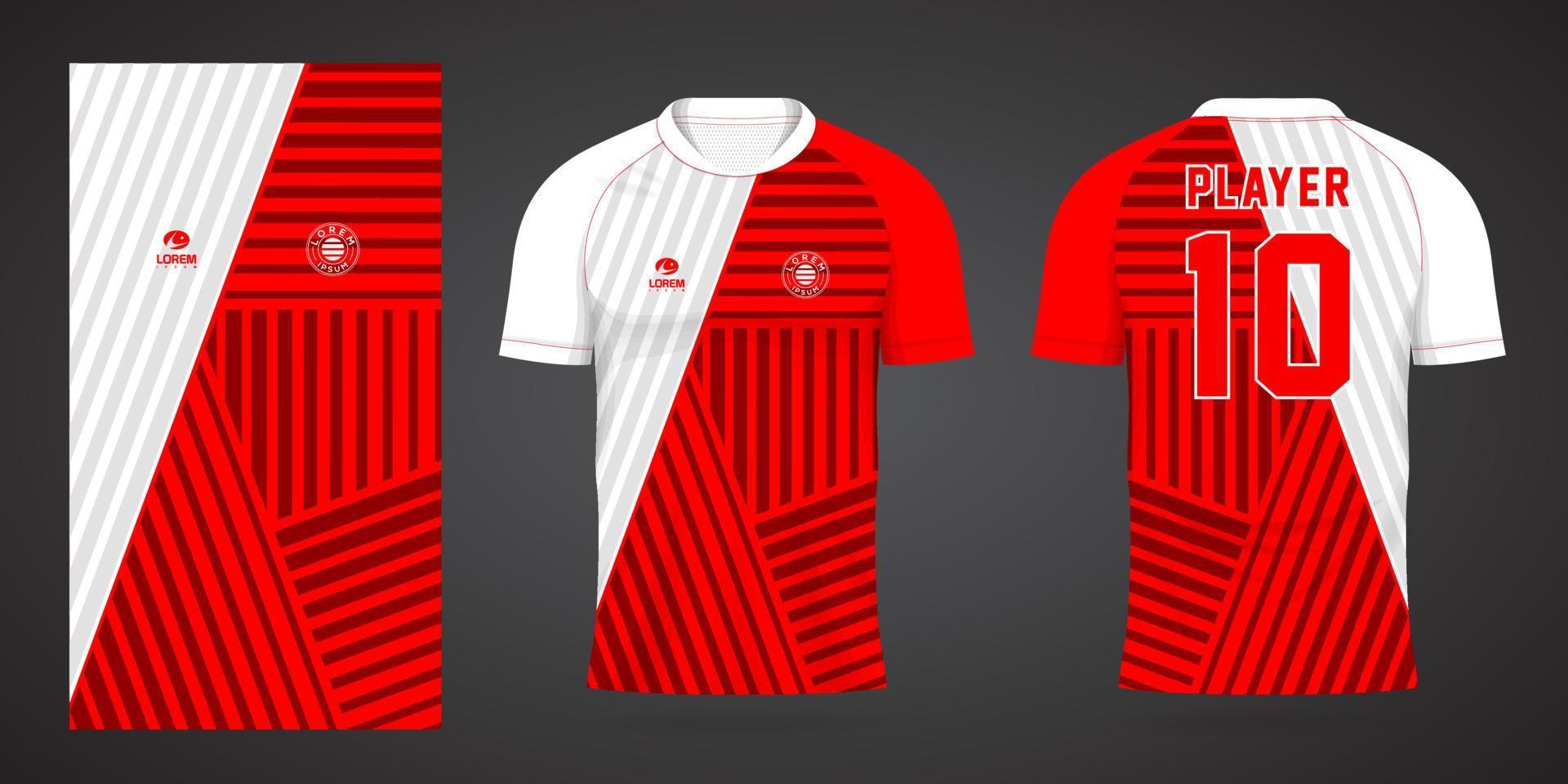 modello di disegno della maglia della camicia sportiva vettore