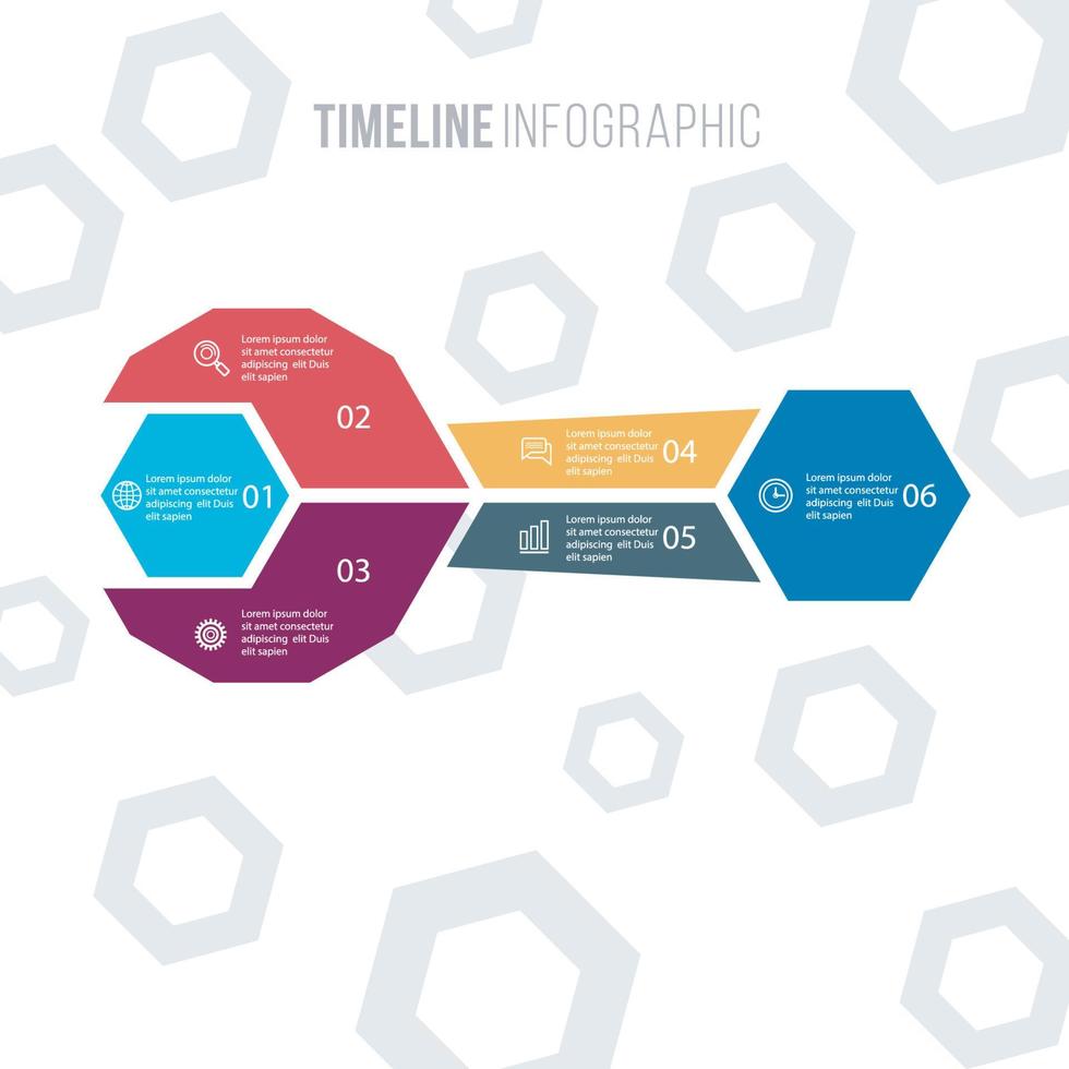 modello di meccanico e riparazione infografica. illustrazione vettoriale