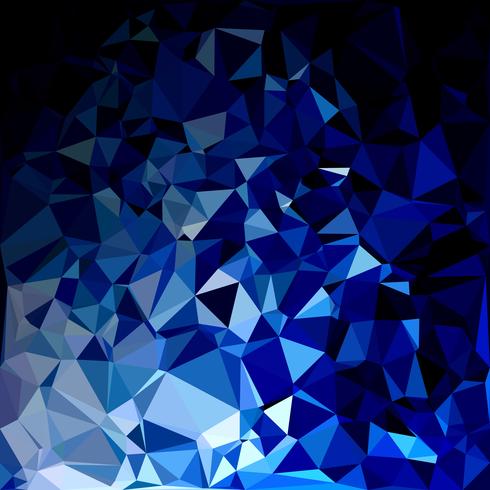 Sfondo blu mosaico poligonale, modelli di design creativo vettore