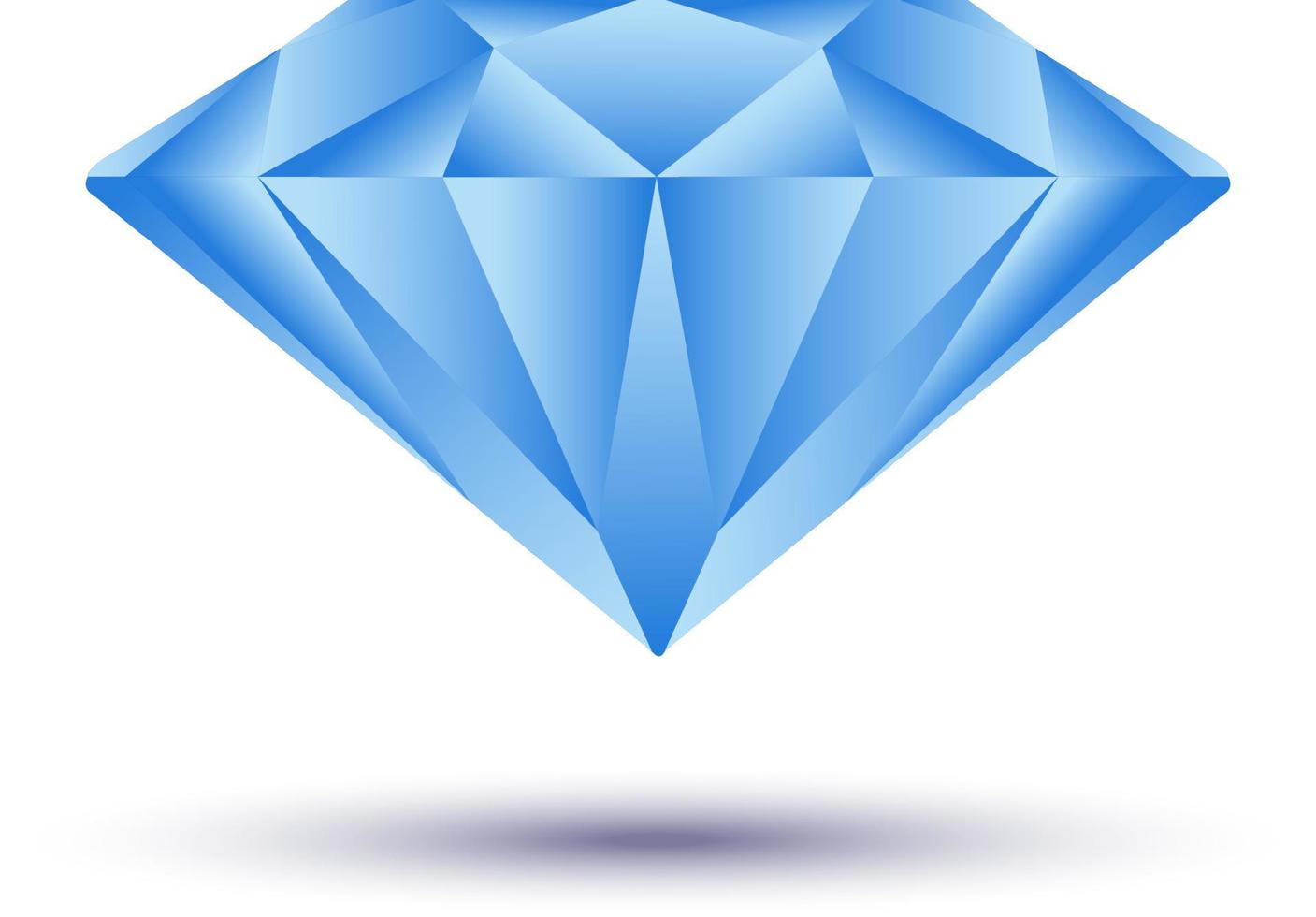 design dell'icona con il concetto di diamante vettore