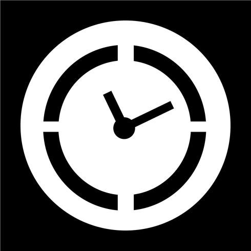 Icona del segno del tempo vettore
