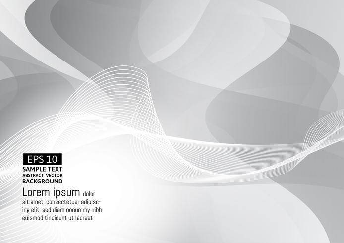 Fondo geometrico grigio e bianco astratto di progettazione moderna, illustrazione eps10 di vettore