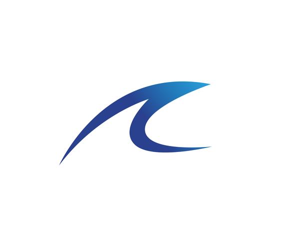 Icone del modello di logo e simboli della spiaggia di onde app. vettore