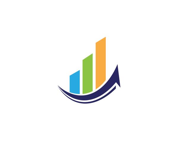 Modello di logo di finanza aziendale vettore
