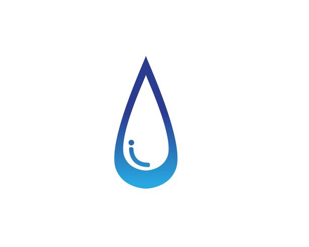 Acqua natura logo e simboli modello icone app vettore