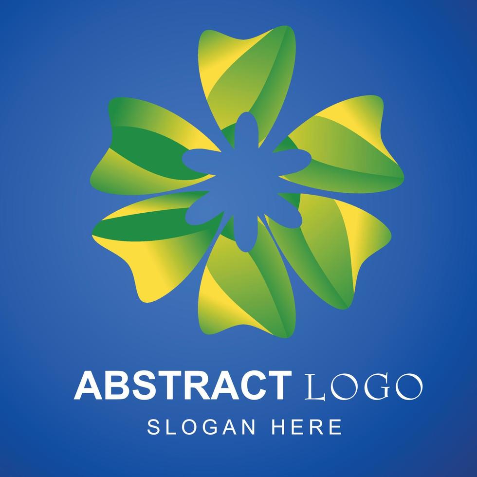 logo gradient minimalis per marchio e azienda vettore