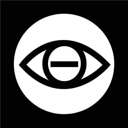 Icona di segno dell&#39;occhio vettore