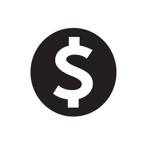 Illustrazione di vettore icona denaro
