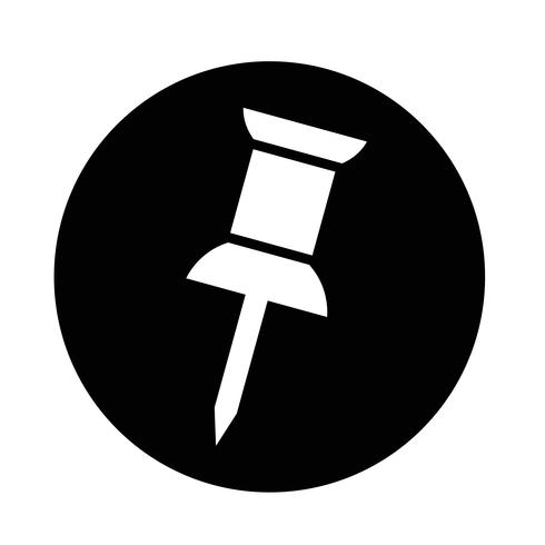 icona pin vettore