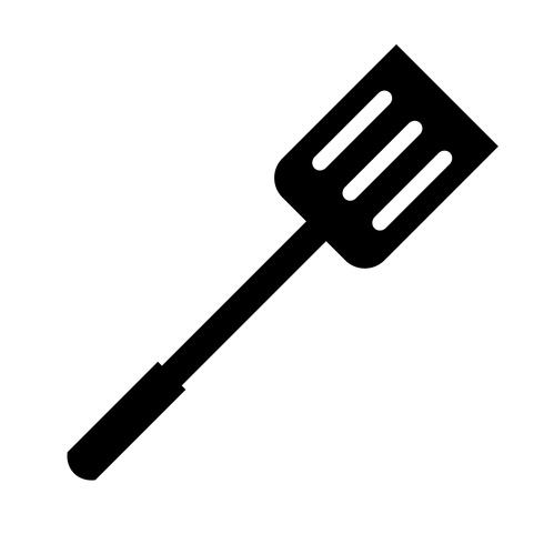 Cucina Flipper Icon Vector
