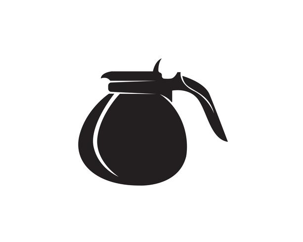 Progettazione dell&#39;icona di vettore del modello di logo della tazza di caffè