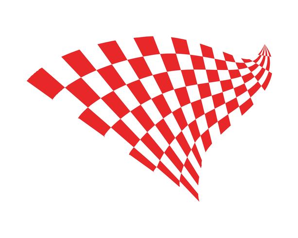 bandiera modello logo e simbolo dei vettori