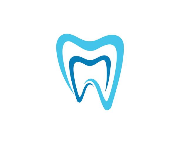 Logo dentale modello illustrazione vettoriale