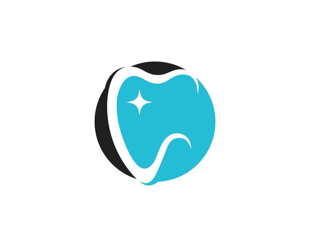 Logo dentale modello illustrazione vettoriale
