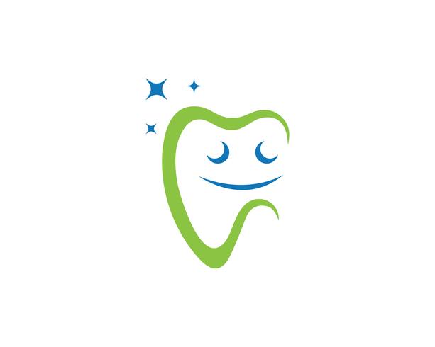 Logo dentale modello illustrazione vettoriale