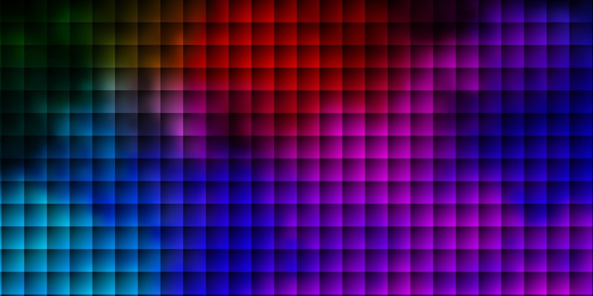sfondo vettoriale multicolore scuro con rettangoli.