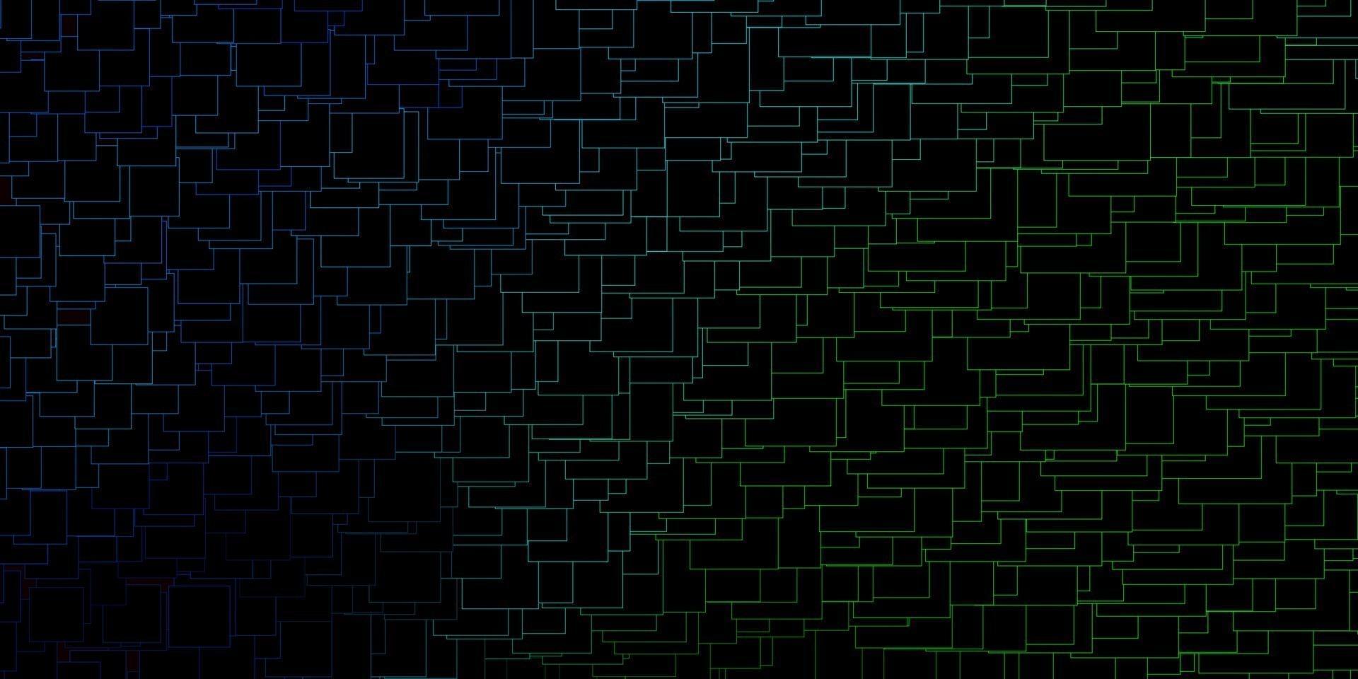 layout vettoriale multicolore scuro con linee, rettangoli.