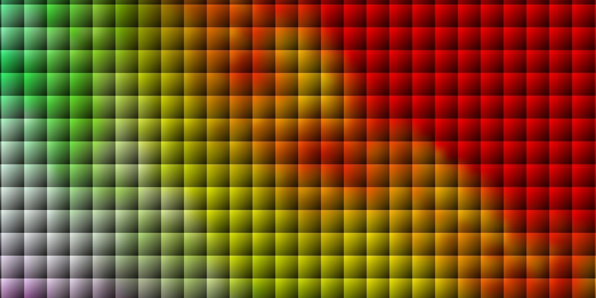 modello vettoriale multicolore chiaro in stile quadrato.