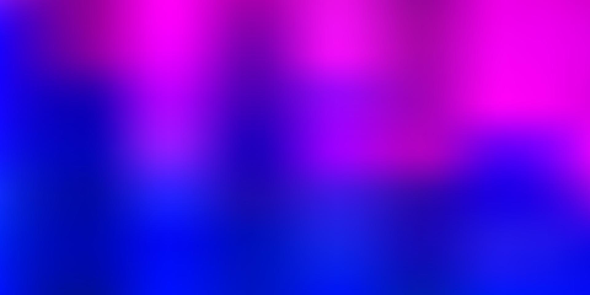 modello di sfocatura gradiente vettoriale rosa chiaro, blu.