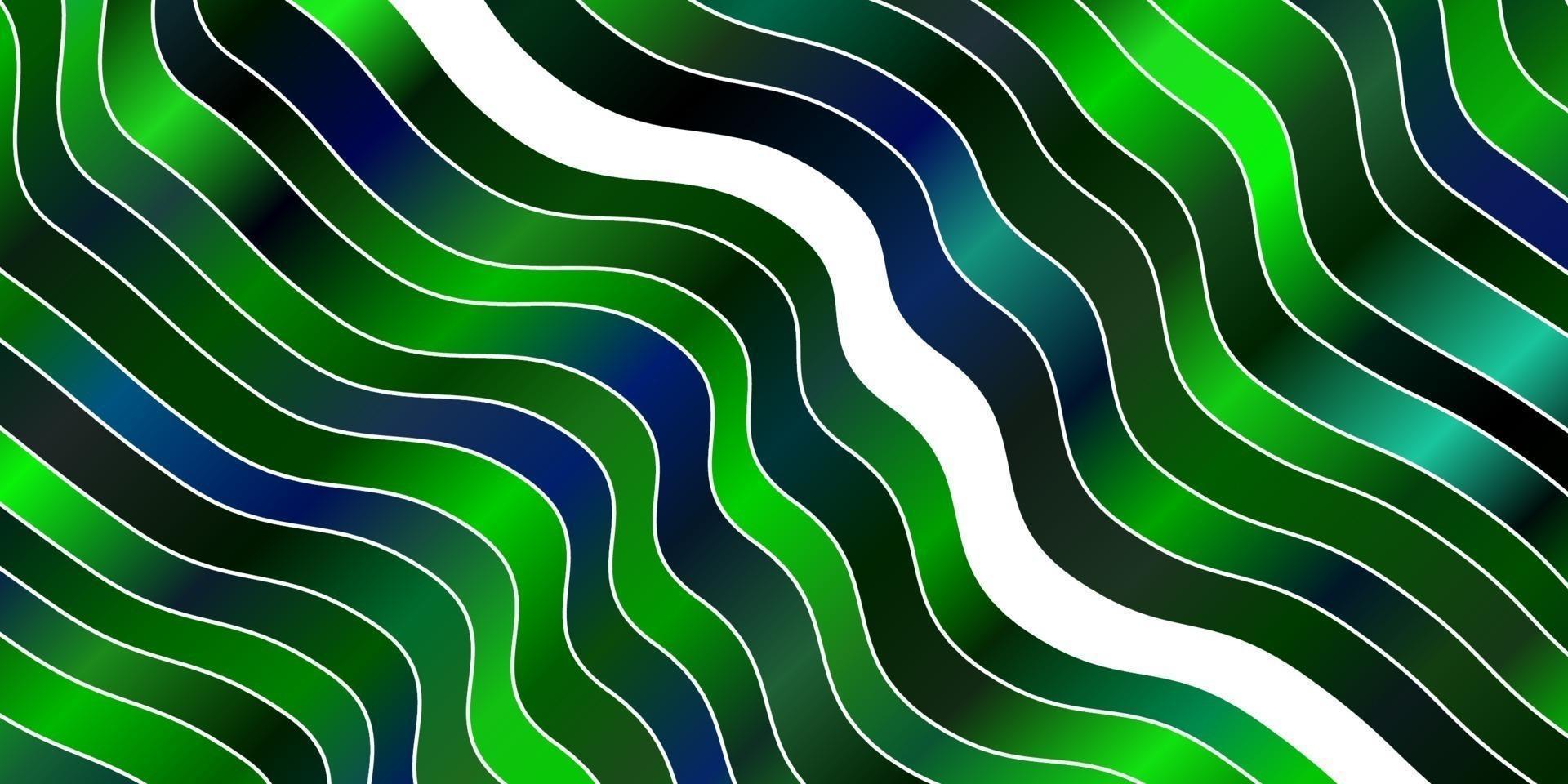 modello vettoriale azzurro, verde con linee.