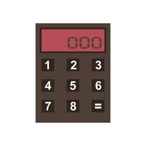 Icona del calcolatore di vettore