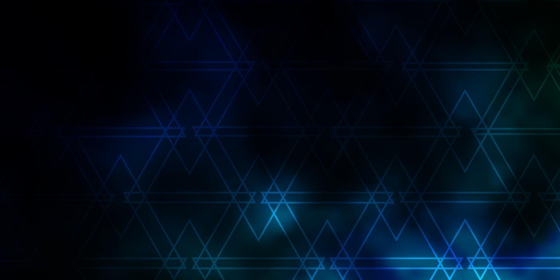 trama vettoriale blu scuro con stile triangolare.