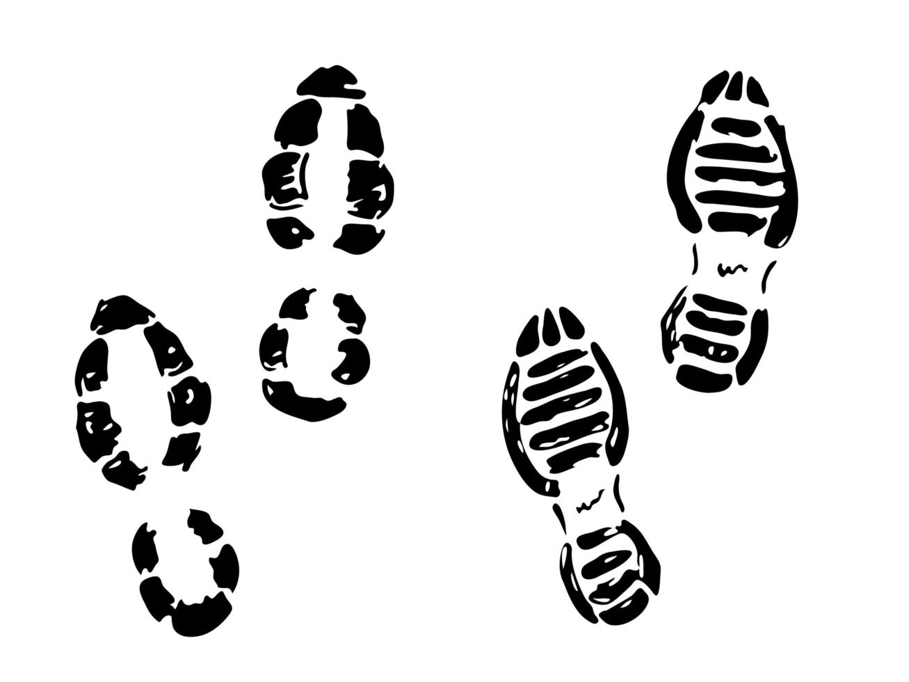 scarpe da ginnastica disegnate a mano su sfondo bianco. concetto di esecuzione. vettore