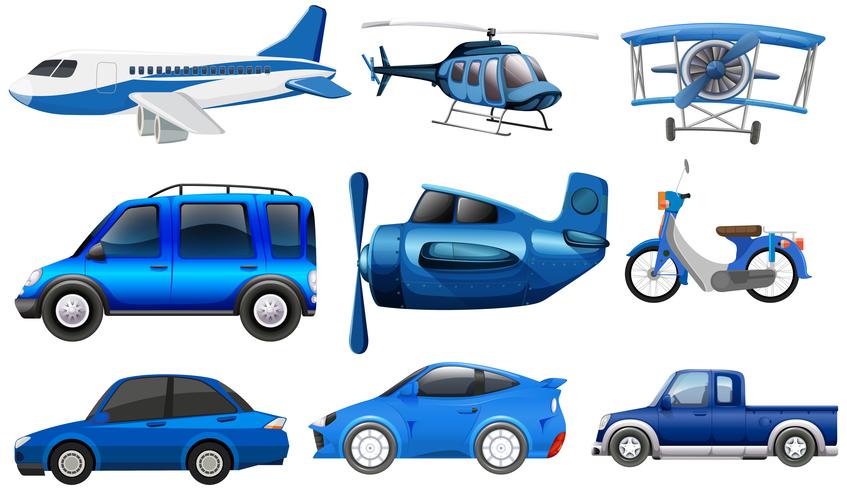 Set di veicoli di trasporto vettore