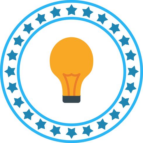 Icona della lampadina vettoriale