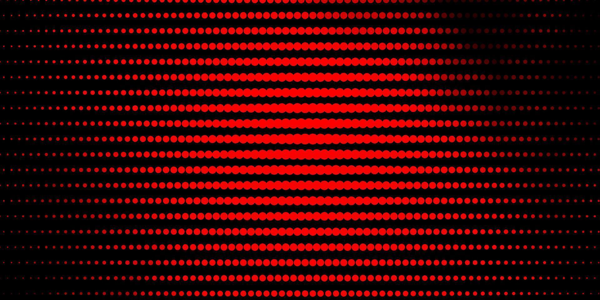 layout vettoriale rosso scuro con forme circolari.