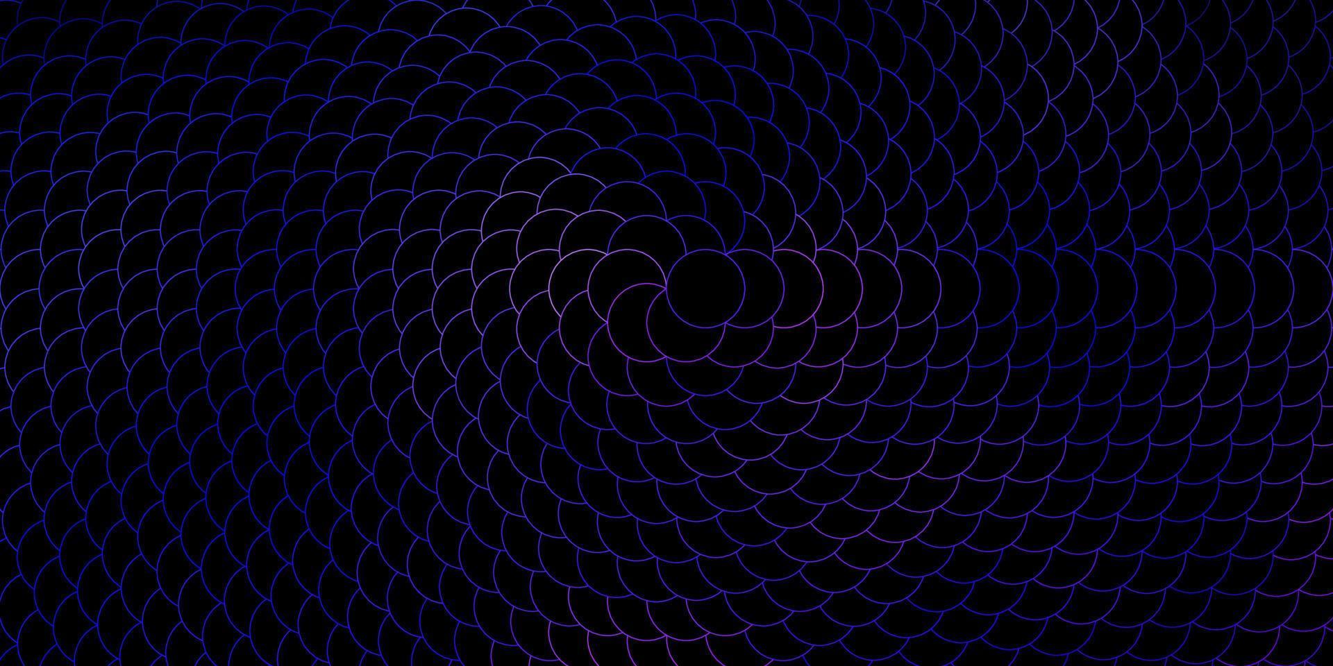 modello vettoriale viola scuro con sfere.