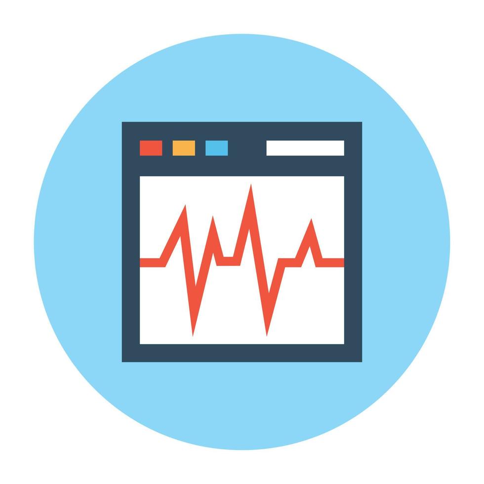 concetti di grafici online vettore