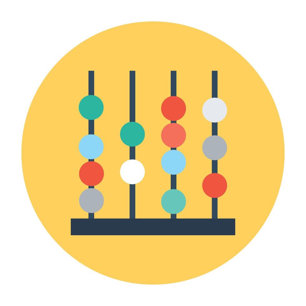 concetti di abaco alla moda vettore