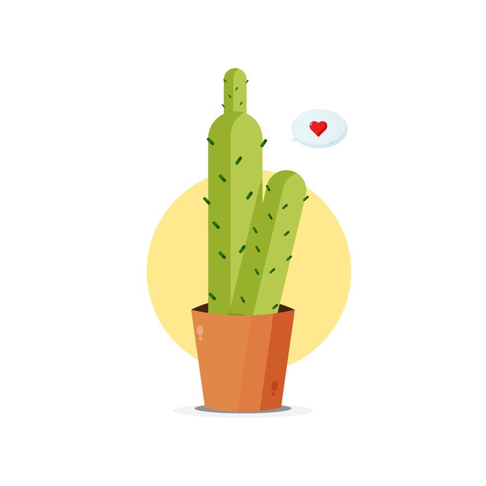disegno di piante di cactus vettore