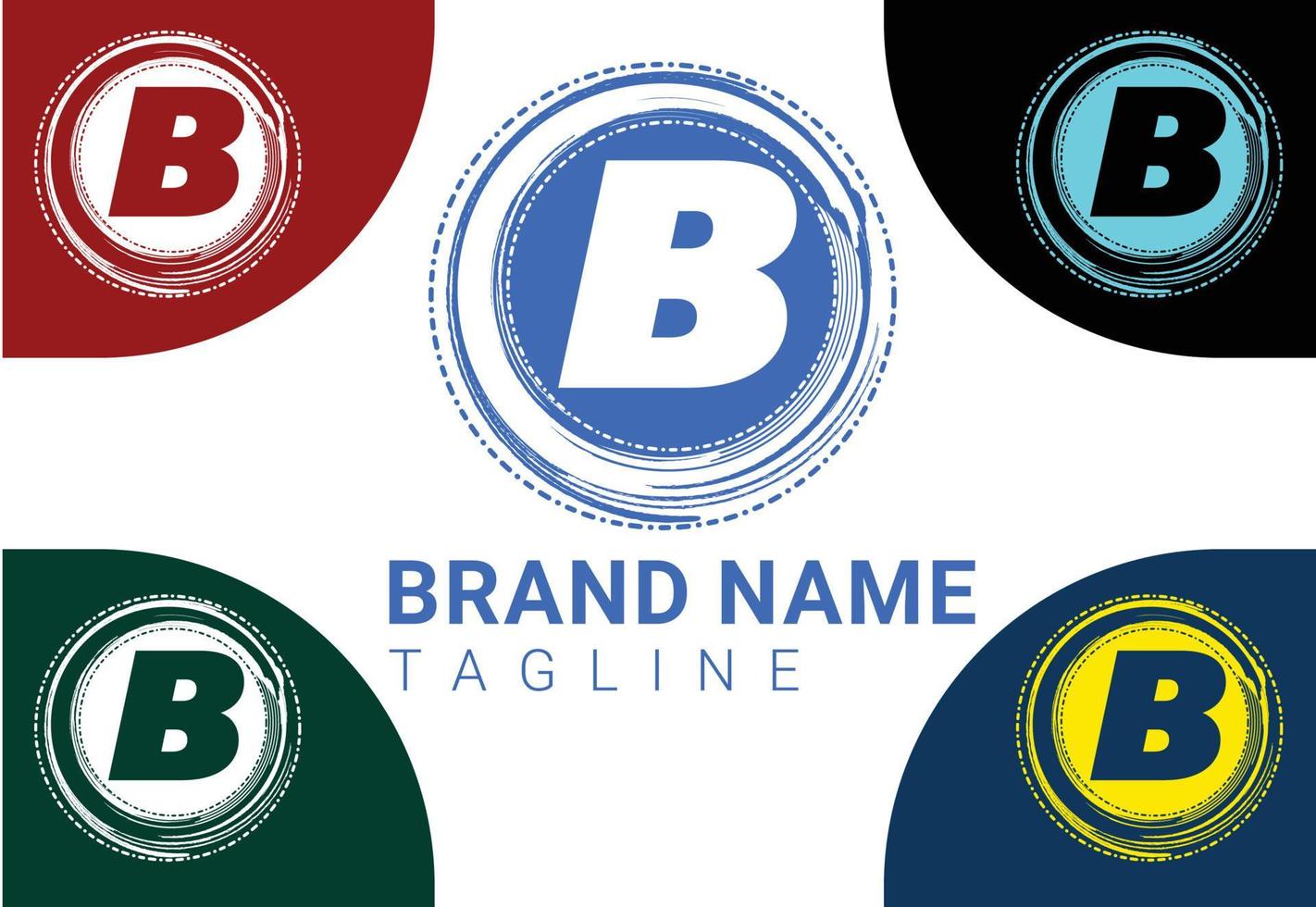 lettera b nuovo logo e design dell'icona vettore
