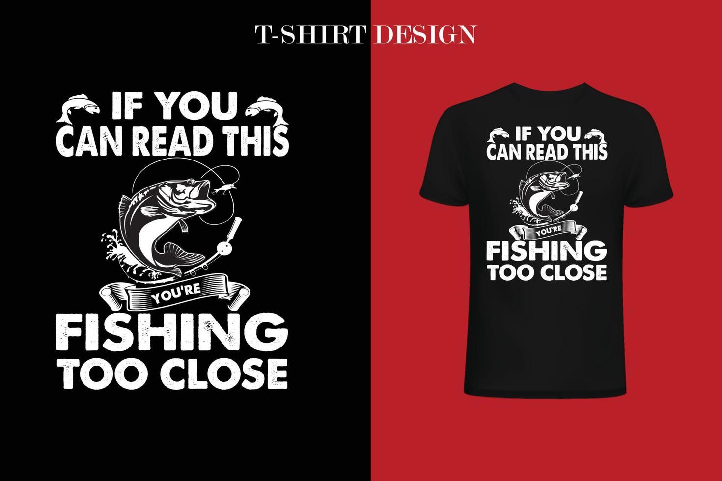 design t-shirt da pesca. design t-shirt con citazioni di pesca. vettore