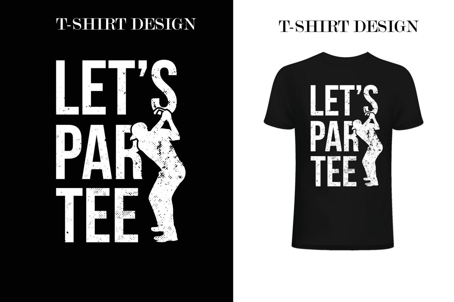 design t-shirt da golf. design t-shirt vintage da golf. design di t-shirt con citazioni di golf. vettore