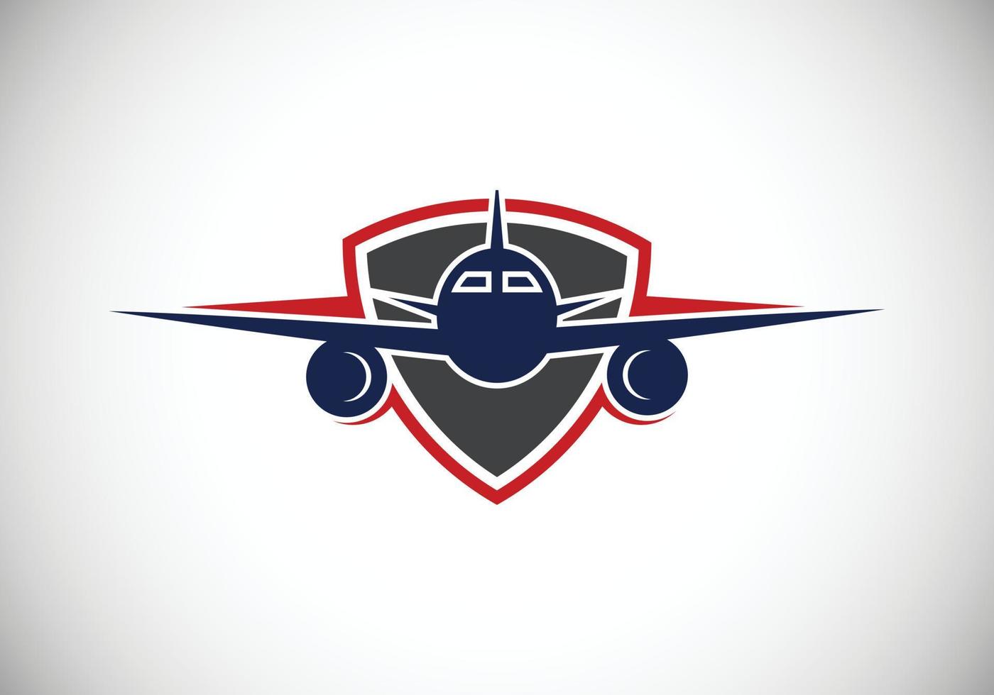 icone di viaggio. segno del logo dell'aviazione, simbolo di volo. icona di volo vettore