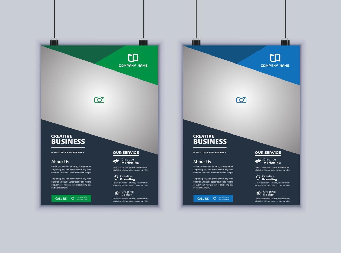 business flyer design modello vettoriale moderno layout design design volantino aziendale