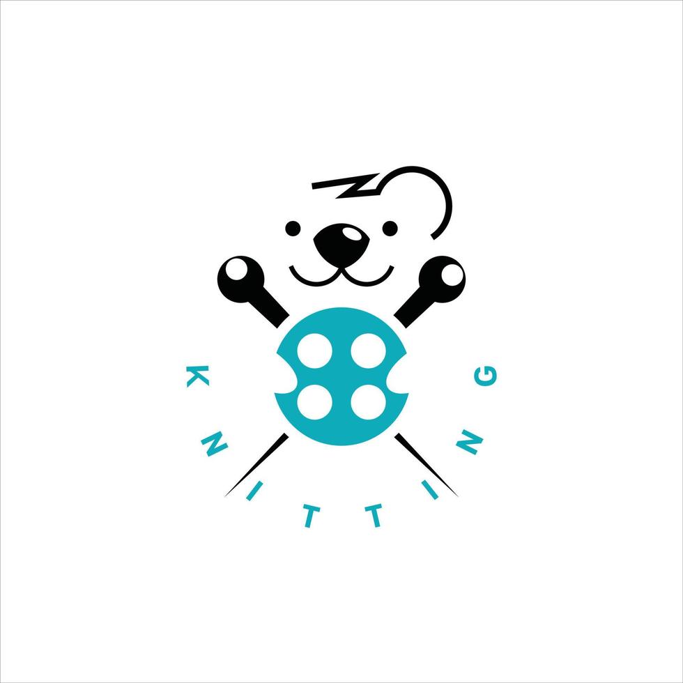 divertente distintivo koala mascotte maglia azienda logo design idea vettore