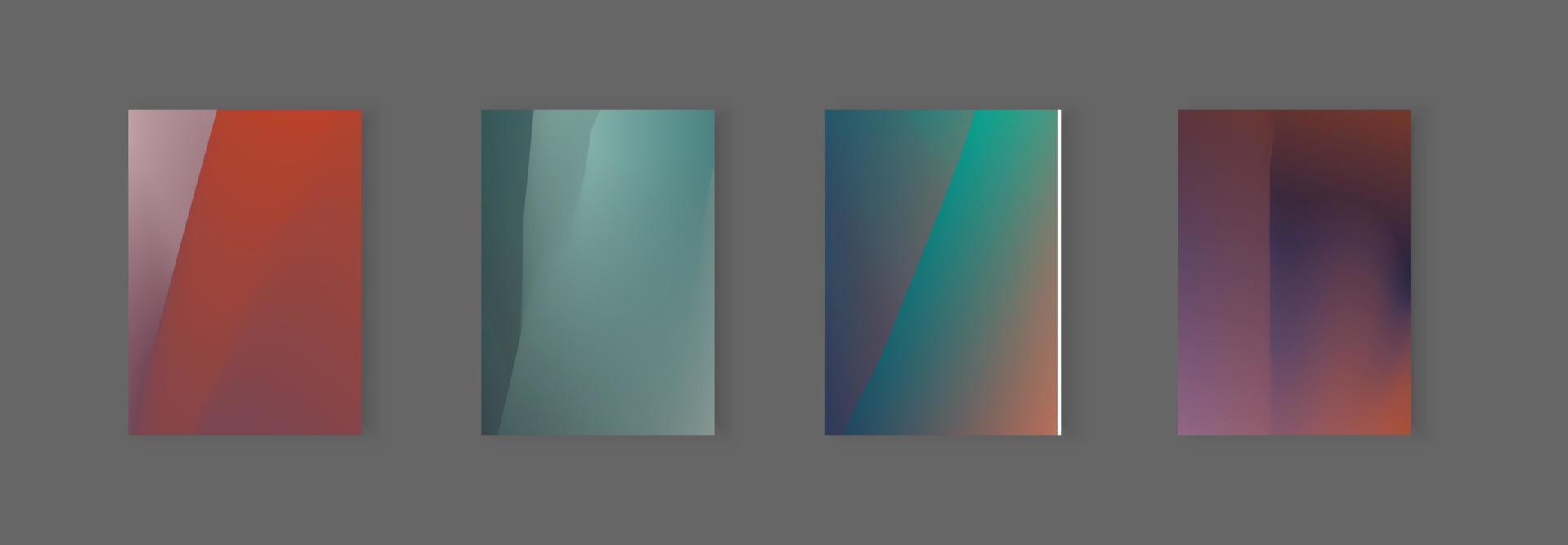 illustrazione di uno sfondo di motivi astratti di colore brillante con texture a gradiente di linea per un design di copertina dinamico minimo. modello di poster vettore