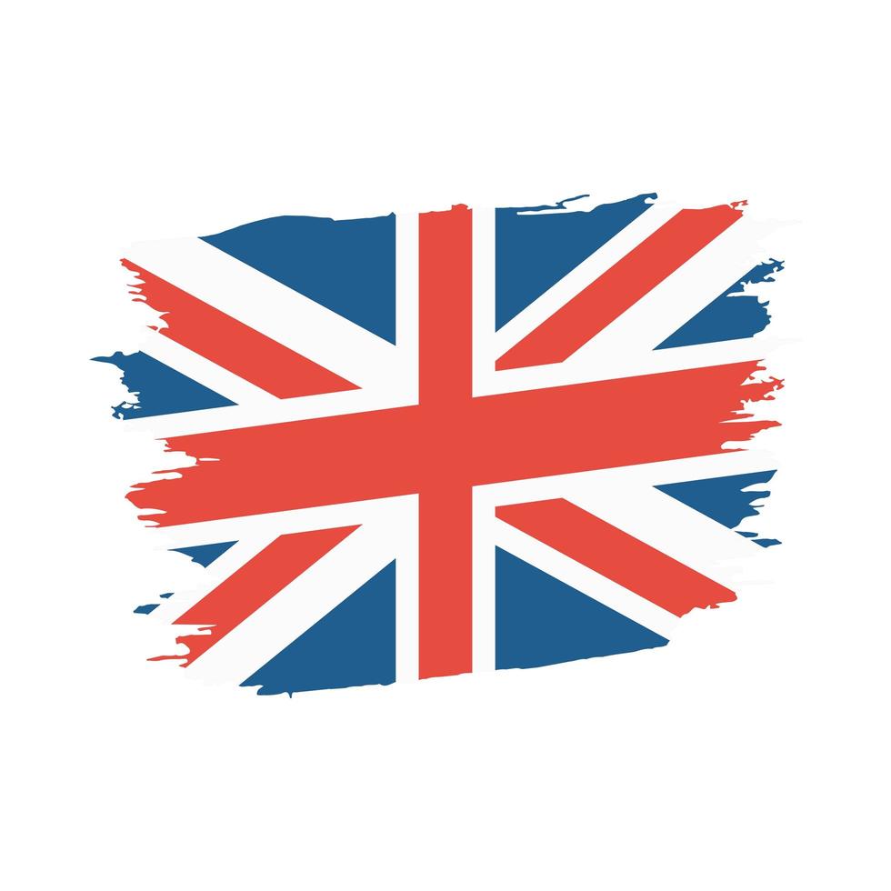 sventola bandiera della Gran Bretagna vettore