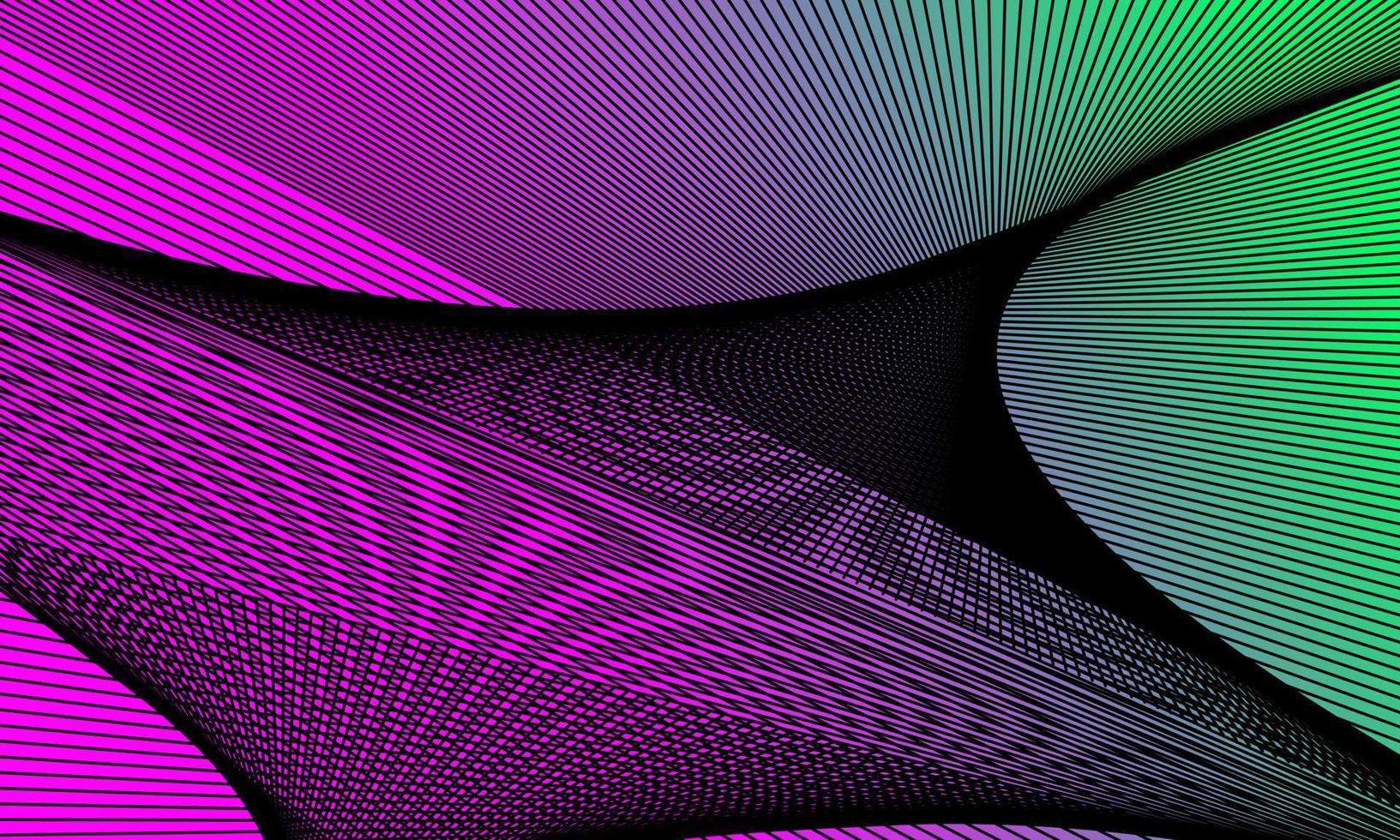 illustrazione di sfondo dinamico astratto geometrico grafico. flusso d'onda. illustrazione del gradiente di vettore di tecnologia