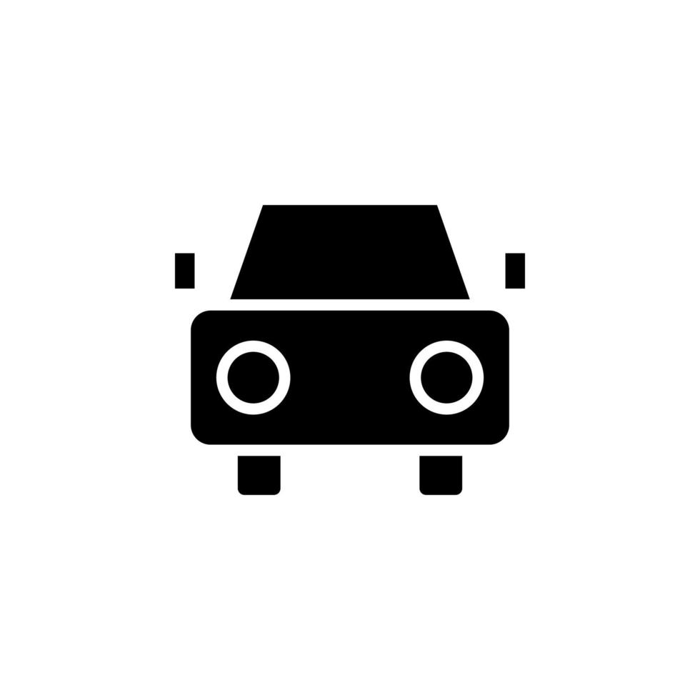 auto, automobile, trasporto icona solida illustrazione vettoriale modello logo. adatto a molti scopi.